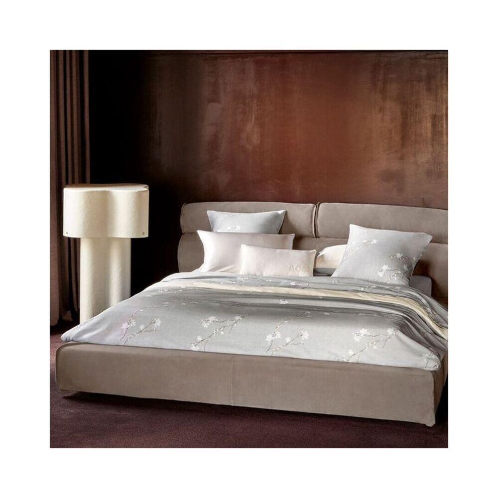 Boss Home 300 Thread Count Almond Flower Flat Sheet